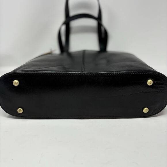 Patricia Nash Tote Bag Danville Colorblock Black British Tan Leather NWT Purse - Picture 11 of 11